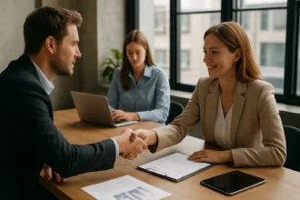 Kiszervezési megbeszélés, üzleti partnerség, hatékony stratégia