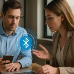 Bluetooth kommunikációs kapcsolatot részletező üzleti megbeszélés