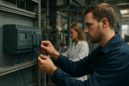 Programozható logikai vezérlők (PLC) telepítése ipari környezetben