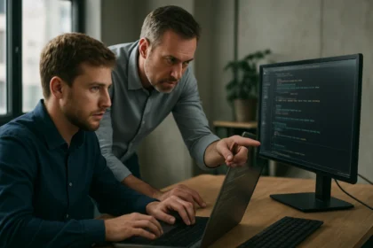 Programozók hibainjektálásos tesztelést végeznek számítógépes rendszeren.