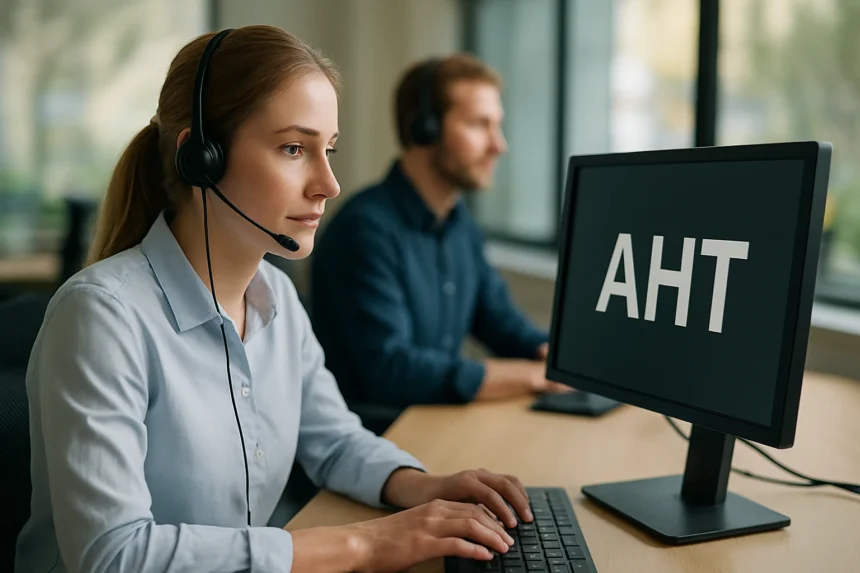 Ügyfélszolgálati munkatárs AHT adatokat ellenőrizve