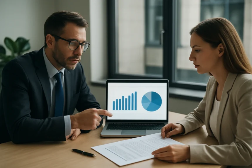 Üzleti jelentések elemzése standardizált módszerekkel.