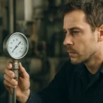 Mérőóra használata nyomásméréshez PSI mértékegységben