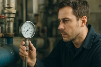 Mérőóra használata nyomásméréshez PSI mértékegységben