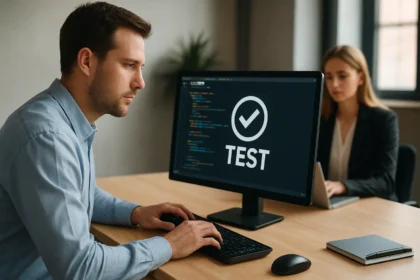 Szoftvertesztelés munkahelyi környezetben, TAAS modell alkalmazásával.