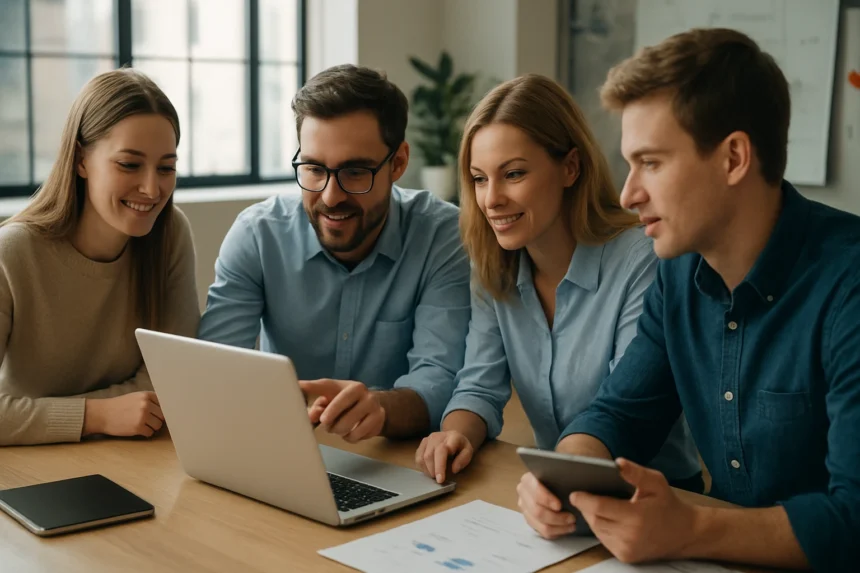 Csapatmunka a modern munkahelyen, hatékony együttműködés eszközei