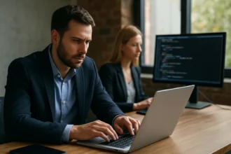 Kiberbiztonsági szakemberek dolgoznak megtévesztési technológiával.