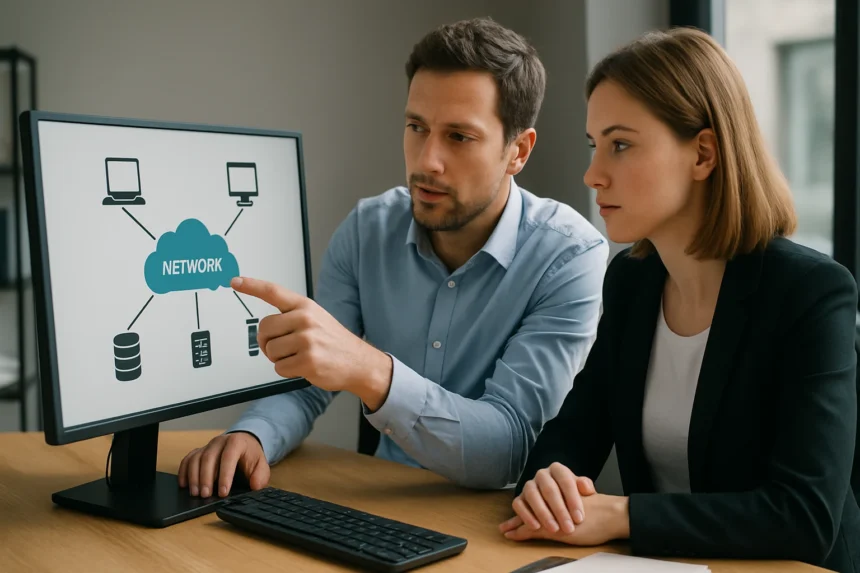 Hálózati operációs rendszer (NOS) bemutatója informatikai környezetben