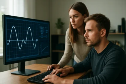 Digitális jelfeldolgozás elemzés valós idejű grafikonon