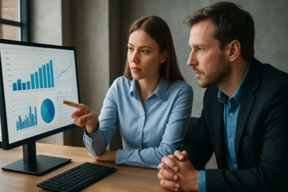 Adatvizualizációs grafikonok elemzése számítógépen