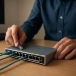 Hálózati hub működése: csatlakoztatás, adatátvitel