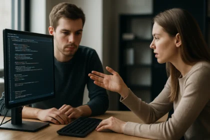 Két programozó beszélget a dinamikus csatolású könyvtárakról.